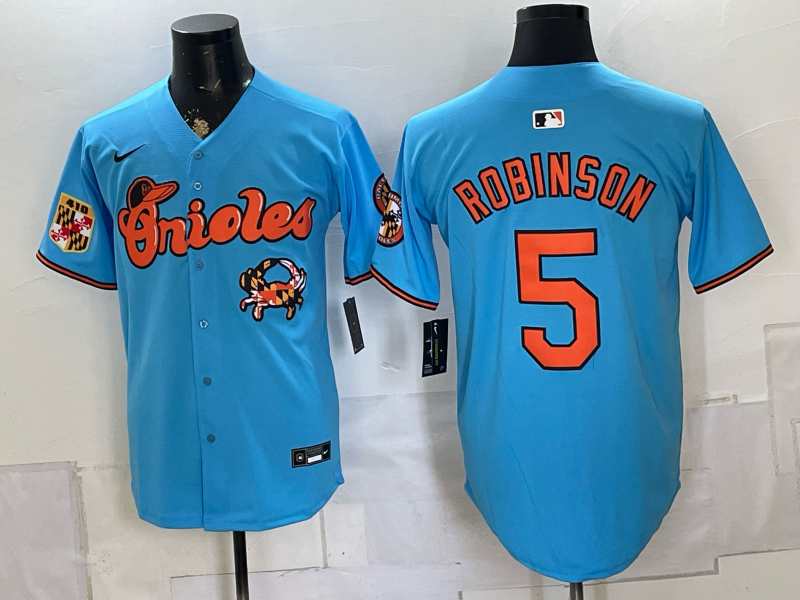 Men Baltimore Orioles #5 Robinson blue Nike 2026 Jersey MLB  0805002->new york yankees->MLB Jersey